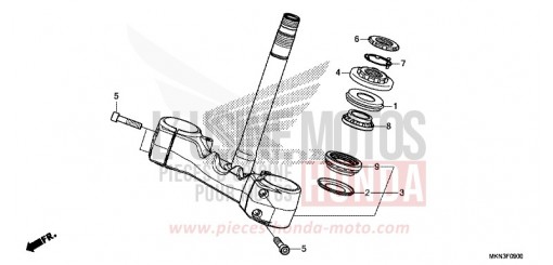 TIGE DE DIRECTION CB650RAK de 2019
